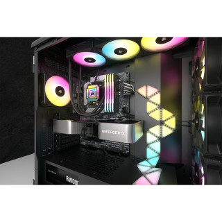 Corsair iCUE H150i ELITE CAPELLIX XT Procesor Răcire lichidă all-in-one 12 cm Negru 1 buc. PC