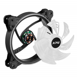 XPG HURRICANE 120 ARGB PWM Placă de bază Ventilator 12 cm Negru 1 buc. PC