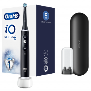 Oral-B iO6 Electric Toothbrush Black Acasă