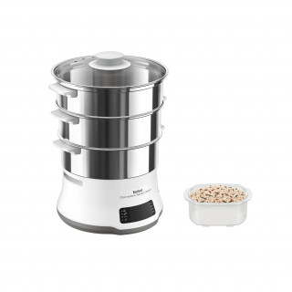 Tefal VC502D10 Convenient Series Deluxe XL white stainless steel food steamer Acasă