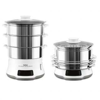 Tefal VC502D10 Convenient Series Deluxe XL white stainless steel food steamer Acasă