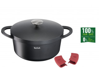 Tefal E2184634 Trattoria cast aluminum lid 24 cm black cooking pot Acasă