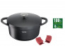 Tefal E2184634 Trattoria cast aluminum lid 24 cm black cooking pot thumbnail