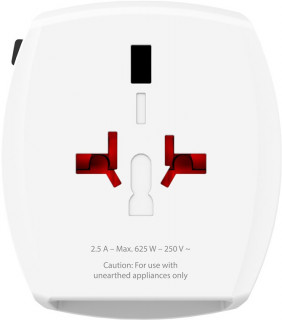 Adaptor de călătorie Skross World MUV USB 2xA PC