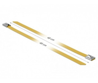 Delock stainless steel Cable bundles Length 400 x Width 7.9 mm yellow 10 pcs Acasă