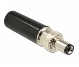 Delock DC connector male with plug size 5.5 x 2.1 mm and length 9.5 mm Acasă