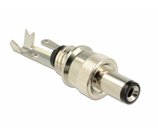 Delock DC connector male with plug size 5.5 x 2.1 mm and length 9.5 mm Acasă