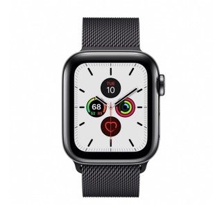 Apple Watch Series GPS+Cellular smart watch, 40mm,Stainless steel, Gray/Black strap Mobile