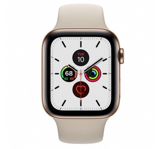 Apple Watch Series GPS+Cellular smart watch, 44mm,Stainless steel, Gold/Gray Mobile