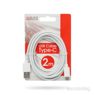 Delight USB Type-C 2m White Mobile