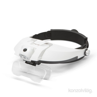 Handy Headband magnifier with LED lighting, double lens Acasă