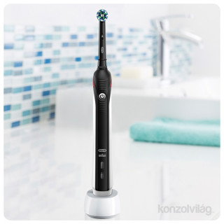 Oral-B PRO 2 2500 black Cross Action electric toothbrush with head Acasă