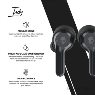 Skullcandy S2SSW-M003 Indy Bluetooth True Wireless Black headset Mobile