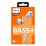 Philips SHE4305WT Bass+ White microphone earphone thumbnail