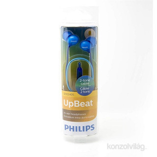 Philips SHE2405BL Upbeat In-Ear Blue microphone earphone Mobile