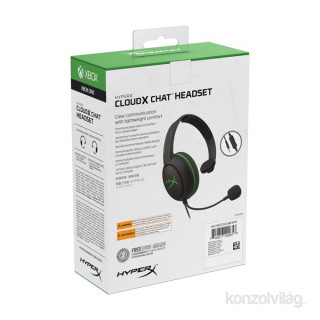 HyperX CloudX Chat (Xbox Licensed) 3,5 Jack gamer headset HX-HSCCHX-BK/WW (Black) Xbox One