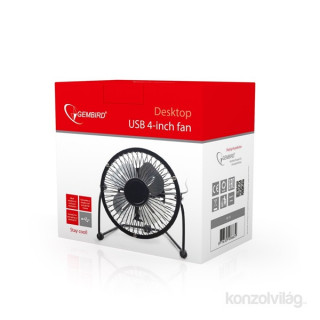 Gembird NF-03 4"-os black table fan Acasă