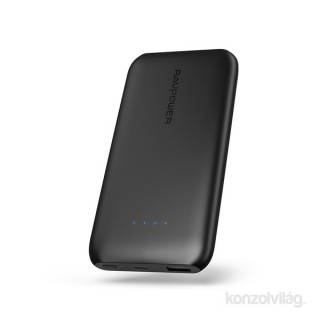 Ravpower RP-PB077 10000 mAh ULTRA slim, Black powerbank, fast with charger  Mobile