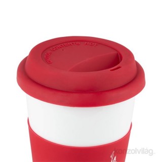 Bialetti "Coffe to go" 400 ml red porcelain portable coffee mug Acasă