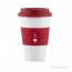 Bialetti "Coffe to go" 400 ml red porcelain portable coffee mug thumbnail