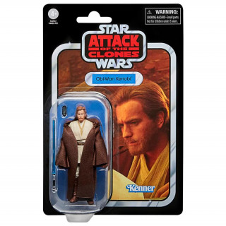 Hasbro Star Wars Attack of the Clones: Figura de acțiune Obi-Wan Kenobi (F4492) Jucărie