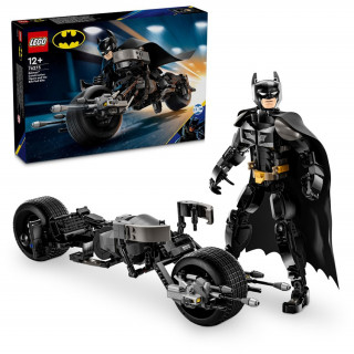 LEGO Batman: Figurină de construcție Batman™ și motocicleta Bat-Pod (76273) Jucărie