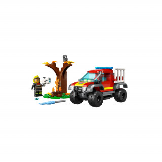 LEGO City Salvare cu mașină de pompieri 4x4 (60393) Jucărie