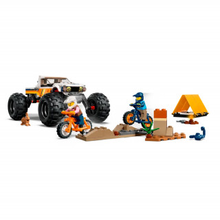 LEGO City Aventuri off road cu vehicul 4x4 (60387) Jucărie