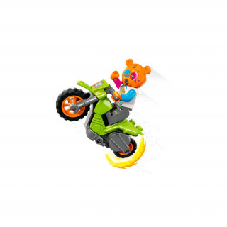 LEGO City Motocicletă de cascadorie cu urs (60356) Jucărie