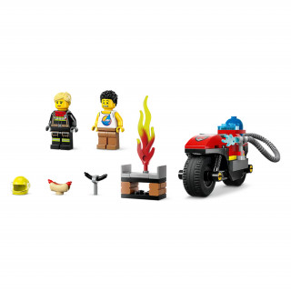 LEGO City: Motocicleta de pompieri (60410) Jucărie