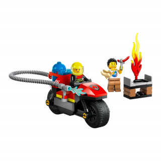 LEGO City: Motocicleta de pompieri (60410) Jucărie