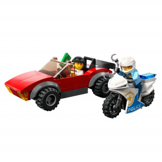 LEGO City Polițist pe motocicletă în urmărirea unei mașini (60392) Jucărie