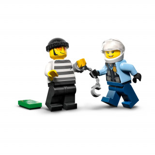 LEGO City Polițist pe motocicletă în urmărirea unei mașini (60392) Jucărie