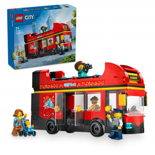 LEGO City: Autobuz turistic roșu cu etaj (60407) Jucărie