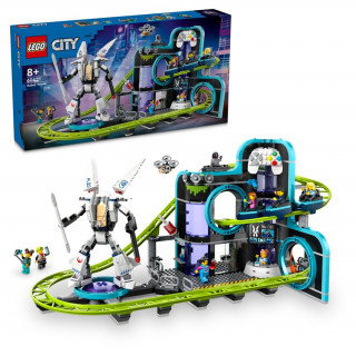 LEGO City: Parc cu roller-coaster Lumea Roboților (60421) Jucărie