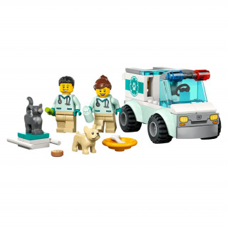 LEGO City Ambulanță veterinară (60382) Jucărie