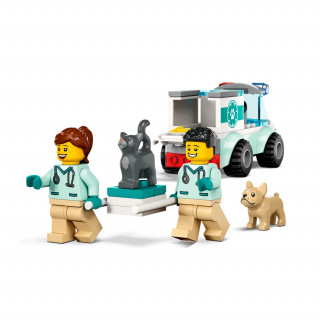 LEGO City Ambulanță veterinară (60382) Jucărie