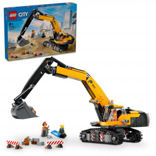 LEGO City: Excavator galben de construcții (60420) Jucărie