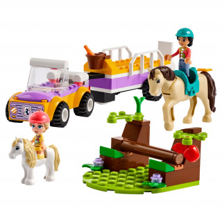 LEGO Friends: Remorca cu cal si ponei (42634) Jucărie