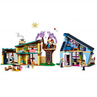 LEGO Friends: Casele familiale ale lui Olly si Paisley (42620) Jucărie