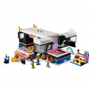 LEGO Friends: Autocar de turneu pentru staruri pop(42619) Jucărie