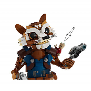 LEGO Marvel: Rocket si bebelusul Groot (76282) Jucărie