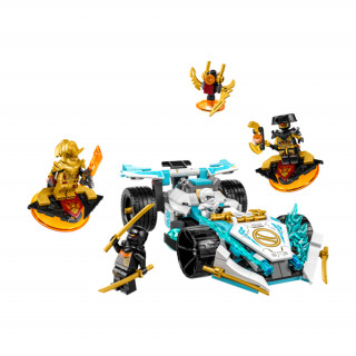 LEGO NINJAGO: Mașina de curse Spinjitzu a lui Zane cu puterea dragonului (71791) Jucărie