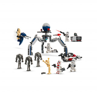 LEGO Star Wars: Pachet de lupta clone Trooper si Droid (75372) Jucărie