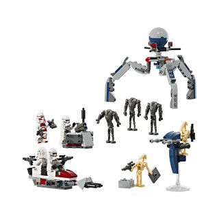 LEGO Star Wars: Pachet de lupta clone Trooper si Droid (75372) Jucărie