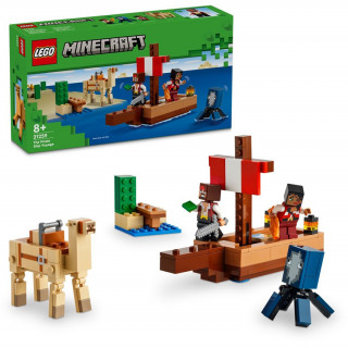 LEGO Minecraft: Călătorie pe corabia de pirați (21259) Jucărie