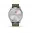 vívomove Style silver mohaGreen silicone strap, silver buckle thumbnail