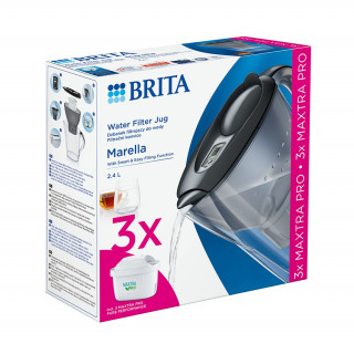 Brita Marella XL 2.4 L + 3 filtre Maxtra PRO - Gri Acasă