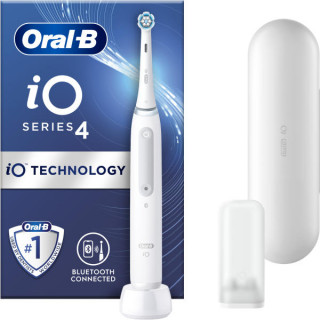 Oral-B iO Series 4 white electric toothbrush Acasă