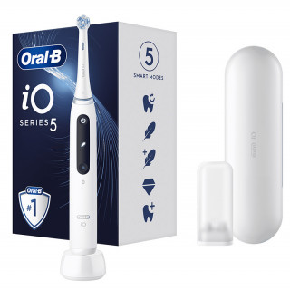 Oral-B iO Series 5 white electric toothbrush Acasă